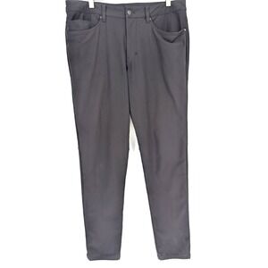 Lululemon Mens Black ABC Slim Fit Pants 33 Five Pocket Stretch Performance Tech